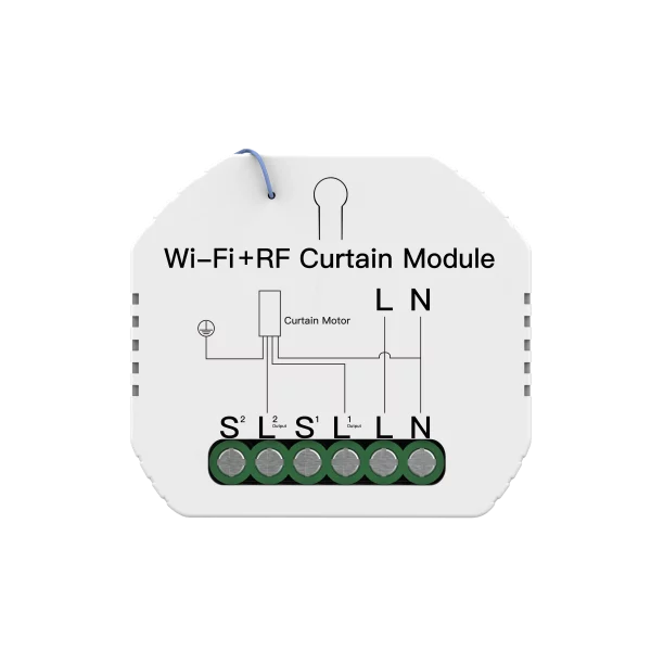 Le Module de commutation intelligent WiFi RF433 de MOES est une solution efficace pour moderniser vos volets roulants classiques.